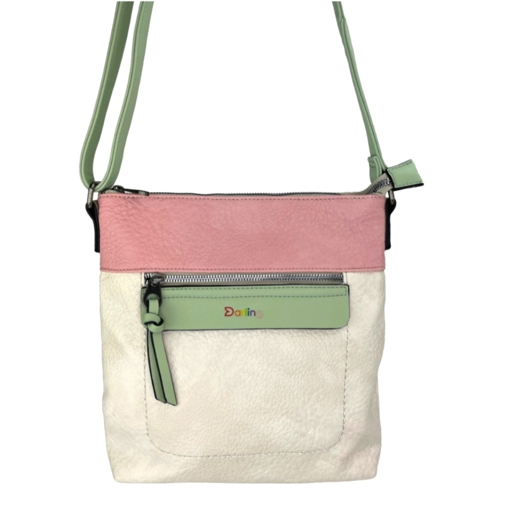 Darlings Vegan Leather Hobo - Flat Cross-body Bag